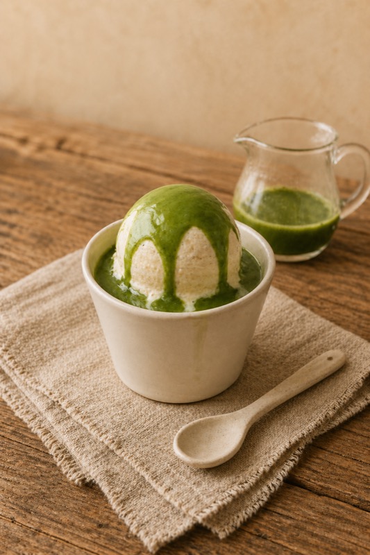 Matcha affogato