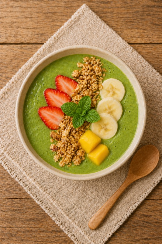 Matcha smoothie bowl